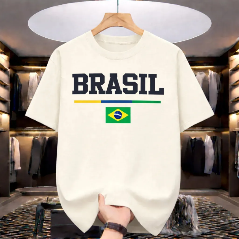 Camiseta Flávio Bolsonaro I Brasil – masculina estilo casual de algodão premium